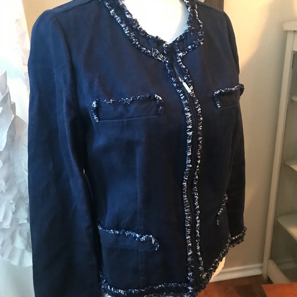 Chico’s navy blue jacket - Picture 2 of 7